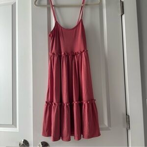 SHEIN Pink Midi Dress